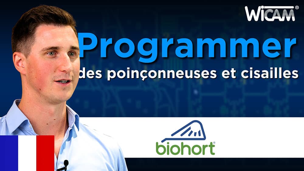 Biohort programme des poinçonneuses et des cisailles avec WiCAM